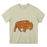 Mossy Western Vintage Bison Silhouette Heavy Core Tee - Bettercallsaul