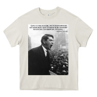 Cream Michael Collins - Give Us The Future- Irish- Ireland -1916 Heavy Core Tee - trangStudio
