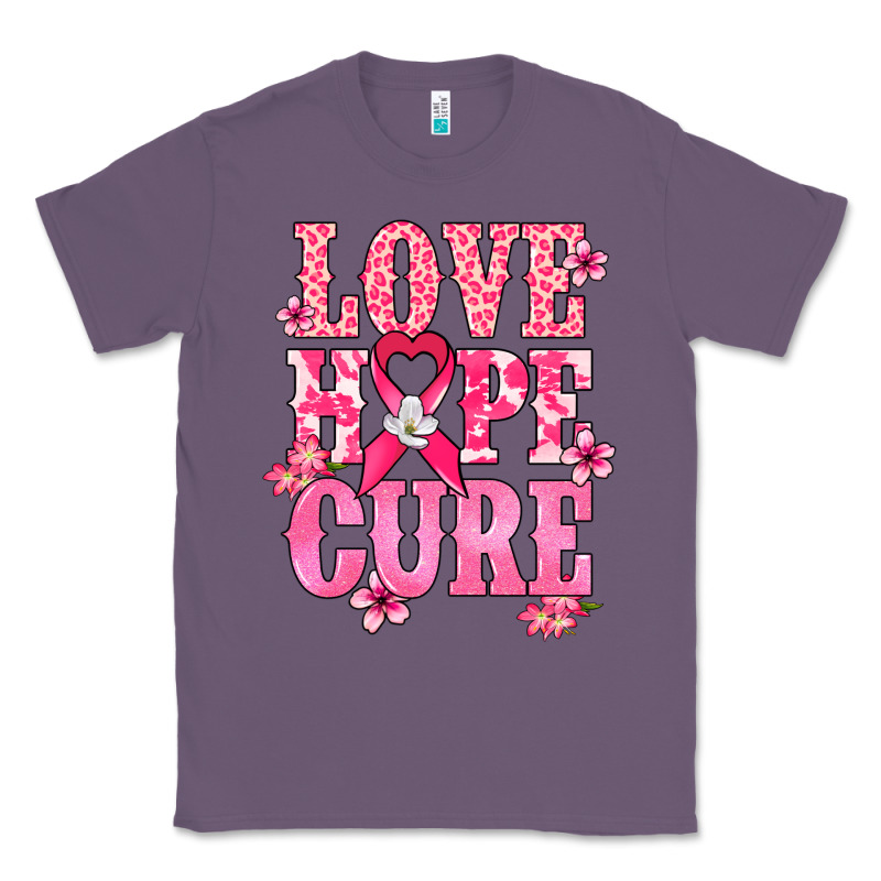 Love Hope Cure Cancer Awareness Classic Tee by HowdyJamesFarm | Teevron