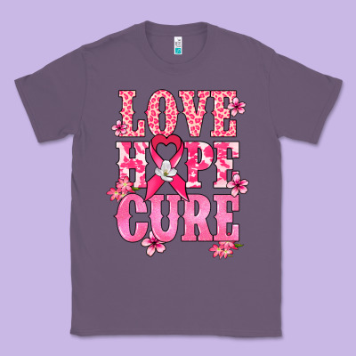 Love Hope Cure Cancer Awareness Classic Tee Designed By Howdyjamesfarm
