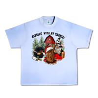 Grape Ice hanging with my gnomies Urban Heavy Tee - CowGirlArtShop