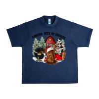 Navy hanging with my gnomies Urban Heavy Tee - CowGirlArtShop