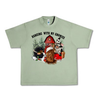 Oil Green hanging with my gnomies Urban Heavy Tee - CowGirlArtShop