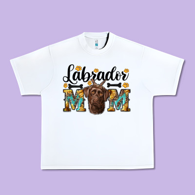 Western Labrador Mom Urban Heavy Tee Designed By Ranaportraitstore