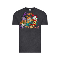 Vintage Black hallothanksmas coffee cups Vintage Tee - CowGirlArtShop
