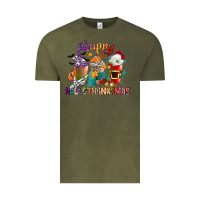 Vintage Olive hallothanksmas coffee cups Vintage Tee - CowGirlArtShop