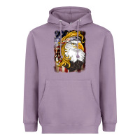 Lavender american mullet   eagle Heavyweight Hoodie - BarkalooDesign