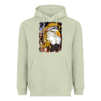 Matcha american mullet   eagle Heavyweight Hoodie - BarkalooDesign