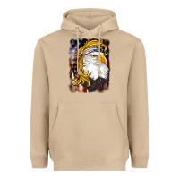 Mushroom american mullet   eagle Heavyweight Hoodie - BarkalooDesign
