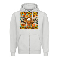 Dove Grey Thick thighs pumpkin pies Zipper Hoodie - Artiststas