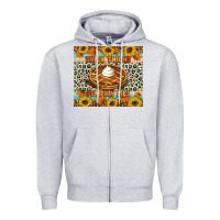 Heather Grey Thick thighs pumpkin pies Zipper Hoodie - Artiststas