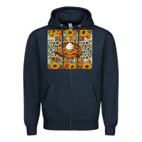 Navy Thick thighs pumpkin pies Zipper Hoodie - Artiststas