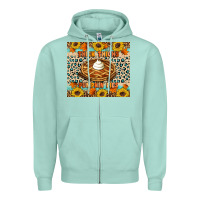 Seafoam Thick thighs pumpkin pies Zipper Hoodie - Artiststas