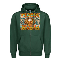 Sports Green Thick thighs pumpkin pies Zipper Hoodie - Artiststas