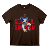 Chocolate Brown O.J. Simpson Heavy Core Tee - trangStudio