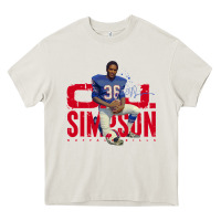 Cream O.J. Simpson Heavy Core Tee - trangStudio