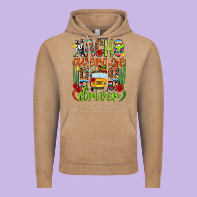 Nacho Average Bus Driver Mexico Vintage Hoodie Designed By Howdyjamesfarm