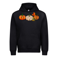 Black pumpkins face Urban Hoodie - AdoDesignShop
