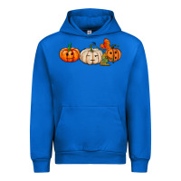 Cobalt pumpkins face Urban Hoodie - AdoDesignShop