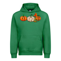 Emerald pumpkins face Urban Hoodie - AdoDesignShop