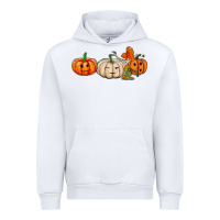 White pumpkins face Urban Hoodie - AdoDesignShop