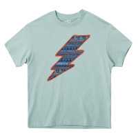 Arona Western Orange Border Aztec Lightning Heavy Core Tee - Bettercallsaul