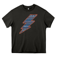 Asphalt Western Orange Border Aztec Lightning Heavy Core Tee - Bettercallsaul