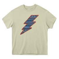Mossy Western Orange Border Aztec Lightning Heavy Core Tee - Bettercallsaul