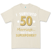 Bone 50 years of marriage superpower 50th wedding anniversary Premium Tee - trangStudio