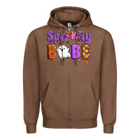 Chestnut spooky babe Zipper Hoodie - Artiststas