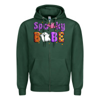 Sports Green spooky babe Zipper Hoodie - Artiststas