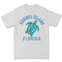 Dove Grey sanibel island beach design  sea turtle illustration gift pullover hoo Premium Tee - trangStudio