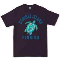 Plum sanibel island beach design  sea turtle illustration gift pullover hoo Premium Tee - trangStudio