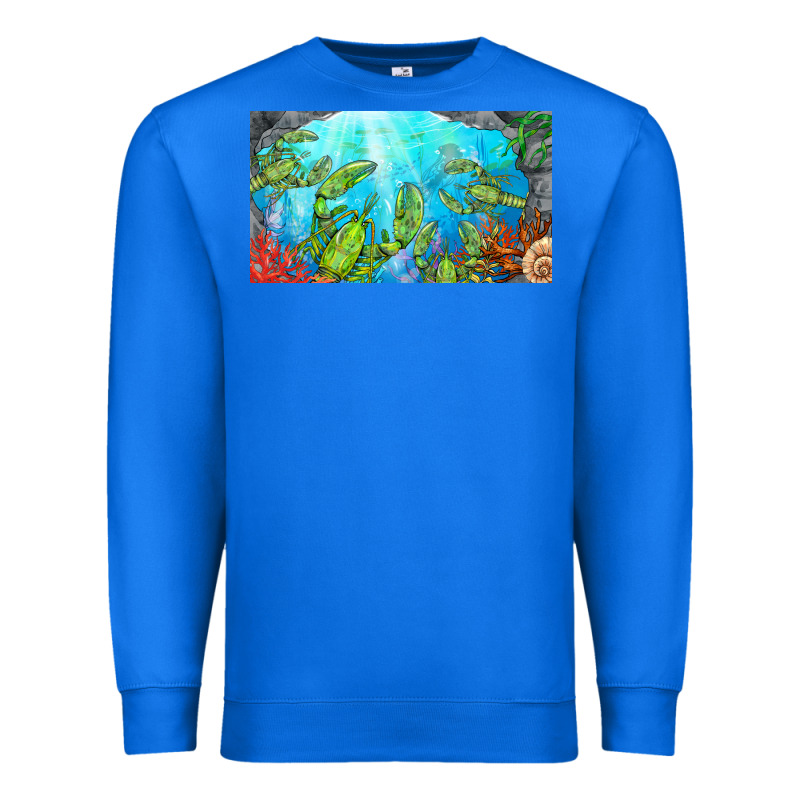 Lobster Sippy Cup Premium Sweatshirt by BarkalooDesign | Teevron