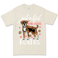 Bone Kids Boxer Dog Just A Girl Who Loves Boxers Gift Premium Tee - trangStudio