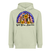 Matcha god bless america  rainbow Heavyweight Hoodie - BarkalooDesign