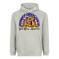Moon Dust god bless america  rainbow Heavyweight Hoodie - BarkalooDesign