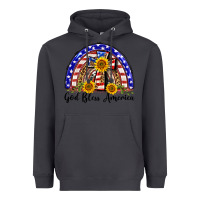 Smoke god bless america  rainbow Heavyweight Hoodie - BarkalooDesign