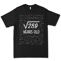 Black 17 year old gift boys girls funny 17th birthday gifts math Premium Tee - trangStudio