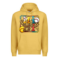 Antique Gold Baseball and Softball mimi Premium Hoodie - LillyAllenDesigns