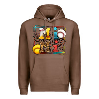 Chestnut Baseball and Softball mimi Premium Hoodie - LillyAllenDesigns