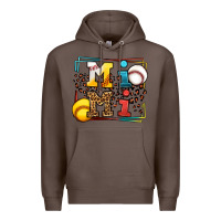 Coffee Baseball and Softball mimi Premium Hoodie - LillyAllenDesigns