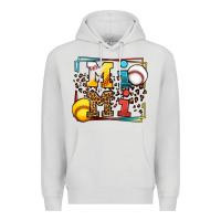Dove Grey Baseball and Softball mimi Premium Hoodie - LillyAllenDesigns