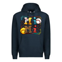 Navy Baseball and Softball mimi Premium Hoodie - LillyAllenDesigns