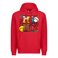 Red Baseball and Softball mimi Premium Hoodie - LillyAllenDesigns