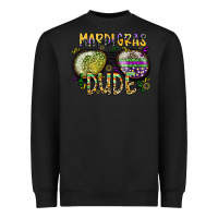 Black mardi gras dude Heavyweight Sweatshirt - SublimationCraftShop