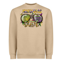 Mushroom mardi gras dude Heavyweight Sweatshirt - SublimationCraftShop