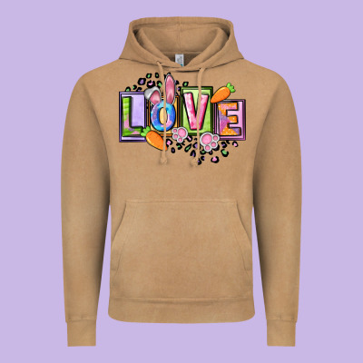 Easter Love Happy Easter Day Vintage Hoodie Designed By Cowgirlartshop