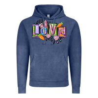 Vintage Denim Easter love Happy Easter Day Vintage Hoodie - CowGirlArtShop