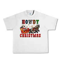 Lunar Rock howdy christmas with santa riding his sleighs Urban Heavy Tee - CowGirlArtShop